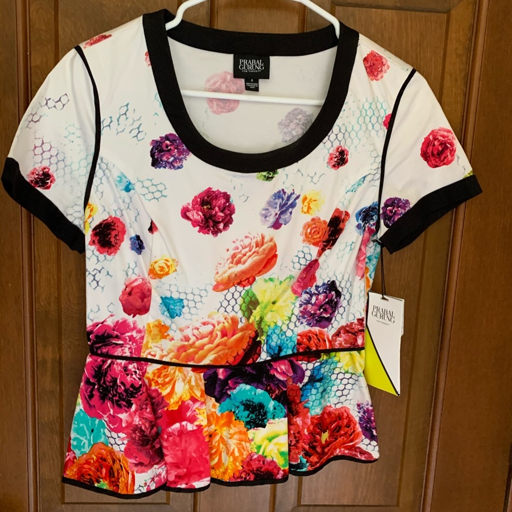 Prabal Gurung for Target peplum top (NWT)